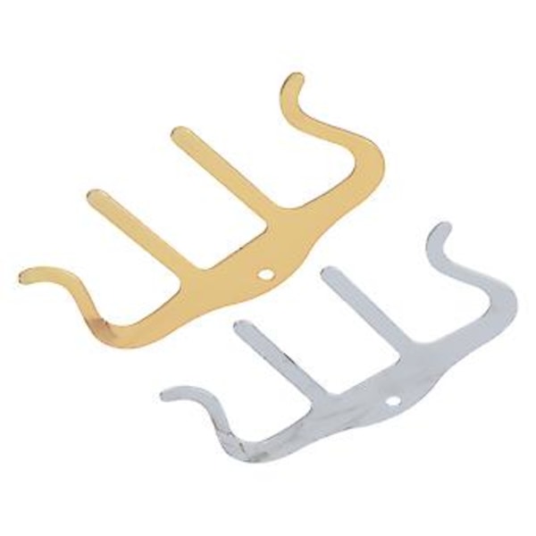 2 stk. Noteklips Holder Metall Vindklips for Piano Noter Keyboard Utendørs Spilling