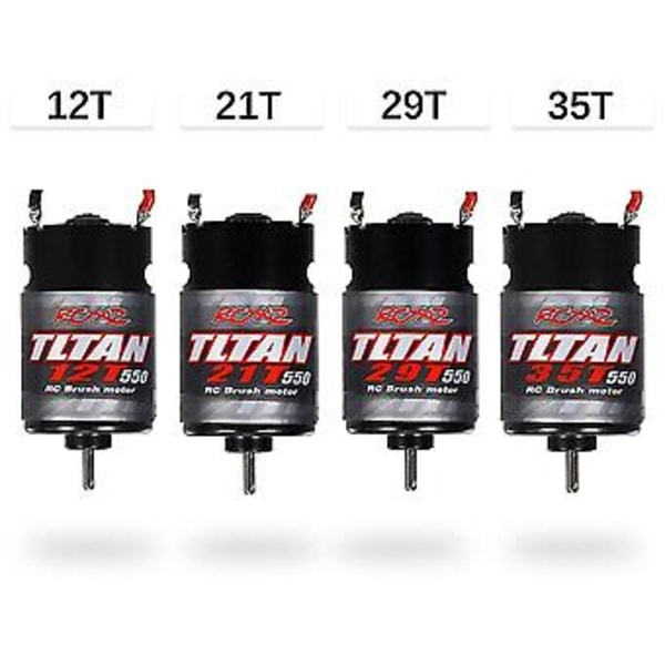 550 Harjamoottori 21t 60a ESC:llä 1/10 Rc Crawler Axial Scx10 Axi03007 90046 Traxxas Trx4 Trx6