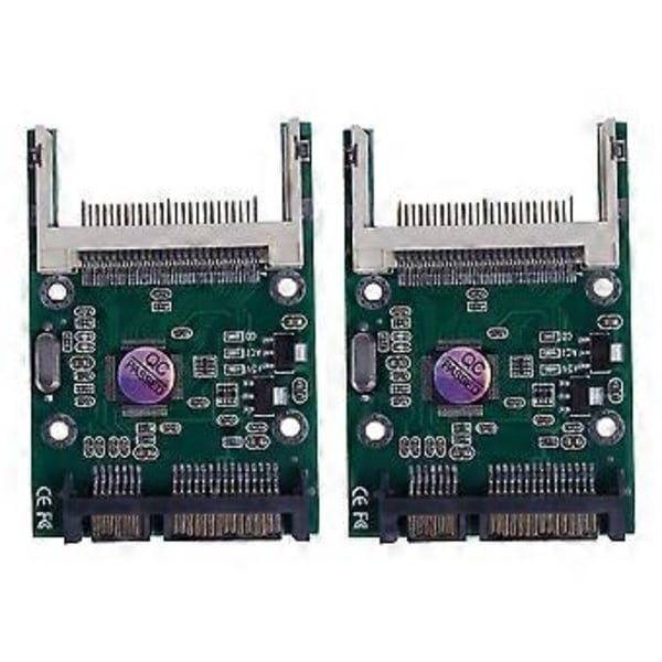 2x Bootbar Compact Flash Cf I Ii Til 2,5 Tommer Sata Konverter Adapter