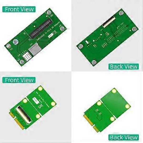 Mini PCI-E - PCI-E X4 -jatkokaapeli nousukaapelilla ja nopealla FPC-kaapelilla magneettityynyllä, B