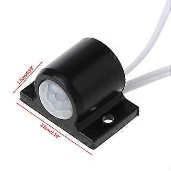DC12V Auto PIR Infrapuna Liiketunnistinkytkin LED Liiketunnistinkytkin