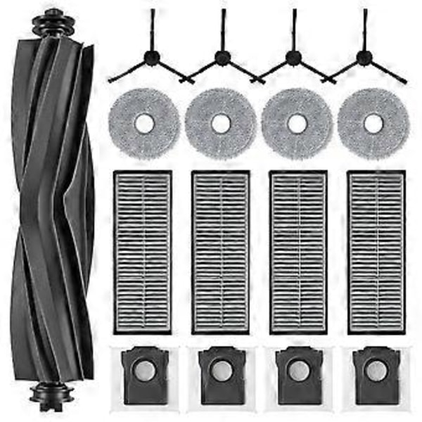 Til X30 Pro Ultra / X30 Hovedgummibørste Moppepuder Hepa Filter Støvposer Sidebørste