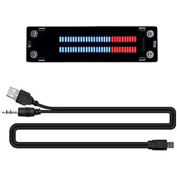 VHM-902 Dobbelt 30 Niveauer Indikator VU Meter Stereo Forstærker Board med AGC Mode DIY Kit