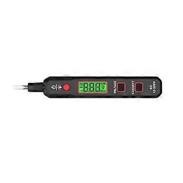 Digital Elektrisk Tester Pen Højfølsom LCD Spændingsdetektionspen med LED-lys