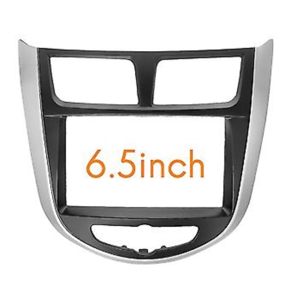 7 / 6,5 tuuman 2 Din Autoradion kojelaudan kehys Radio Fascia Mp5 -sovitinpaneeli I-25 / Accent / / 2010+