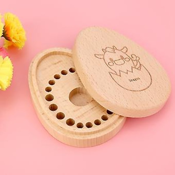 Børns Tand Mælketænder Opbevaringsboks Lanugo Samling Etui Souvenirboks