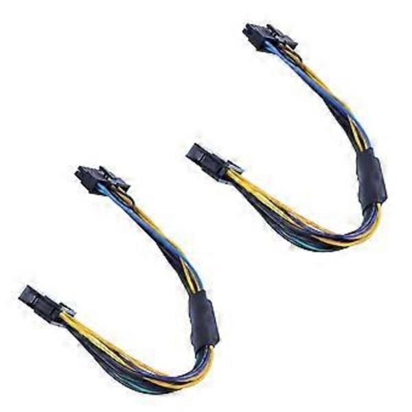 2x ATX 24-nastainen emolevyyn 18-nastainen sovitin virtalähdekabel 18AWG Z420 Z620:lle