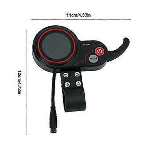 5/6-stifts Elektrisk Skoter Instrumentdisplay För Kugoo M4 Dashboard Skateboard