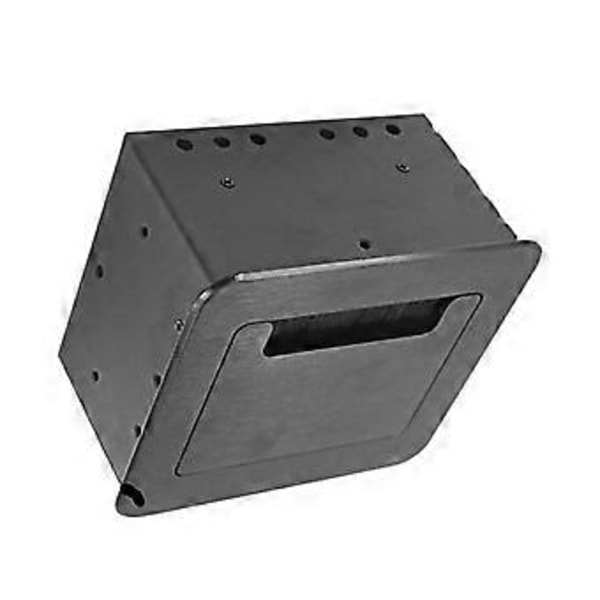 Innfelt Stikkontaktboks 3 Hull Utløp og VGA Informasjonsport Skjult Bordkontakt for Husholdningskontor AC250V 13A