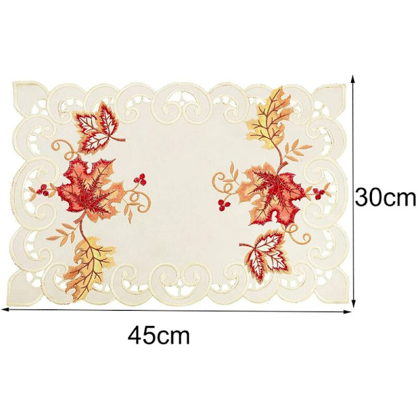Europeisk stil hul plassmatte i high-end brodert