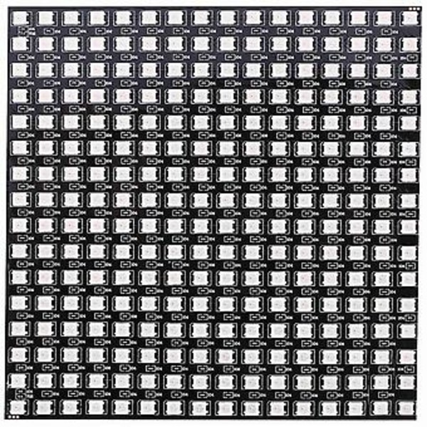 Ws2812b Led Rgb Fleksibelt Pixel Panel 16x16 Individuelt Adresserbart Panel Lys Led Modul Skærm