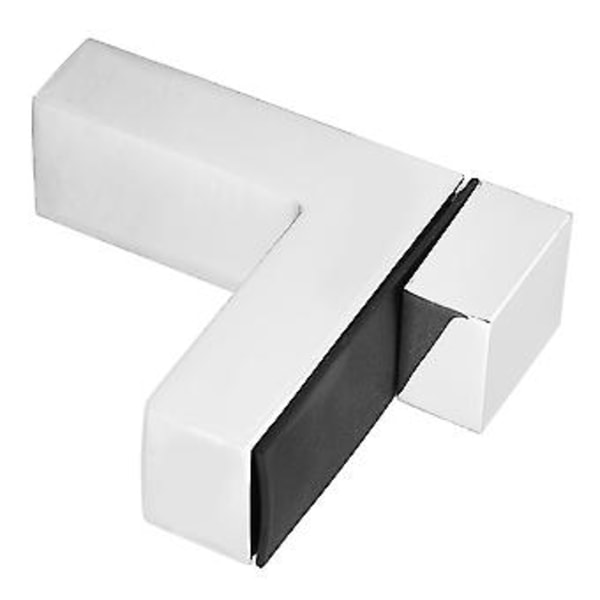 4 stk. Glas Træ Lag Bord Fast F Type Clips Væghylde Beslag Støtte Pløk Sæt (#01)