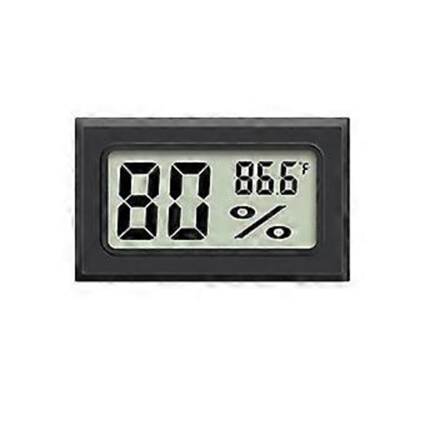 5 stk. Miniatyr Digital Hygrometer Termometer, Innendørs Fuktighetsmåler, Temperatur Hygrometer
