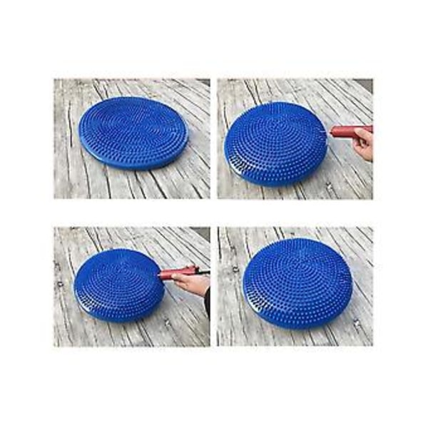 Massa Pad Uppblåsbar Ba Cush Disc Mat Träningsboll Rehabilitering