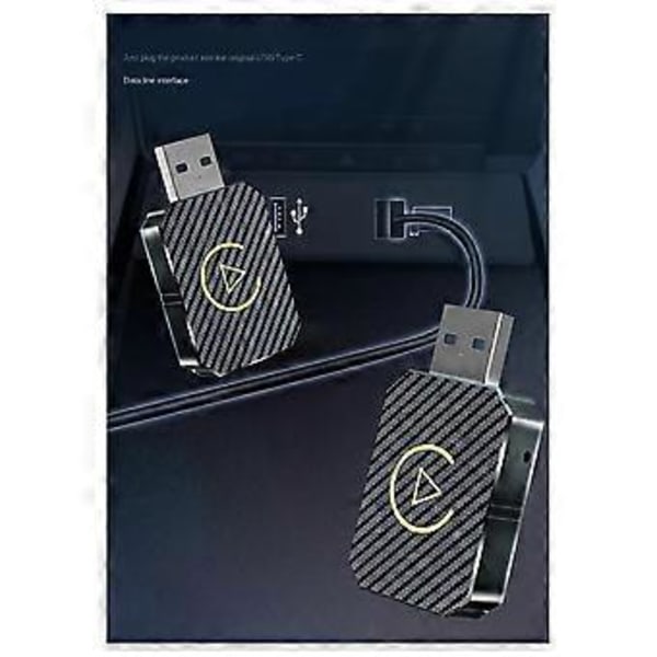 2 i 1 CarPlay Box Android Auto Trådlös CarPlay Konverterare Bil Android Smart Box Trådlös Adapter Biladapter