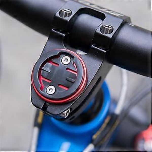 Cykel Frempind Topdæksel Holder Stopur Konverter Cykelcomputer Stopur Holder til CATEYE Sort