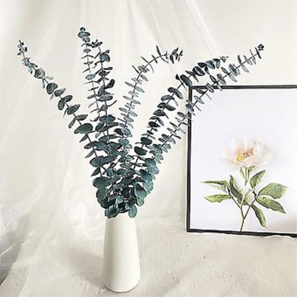 10-pack Torkade Eukalyptusbuntar, konserverade Eukalyptusgrenar för Blomsterarrangemang