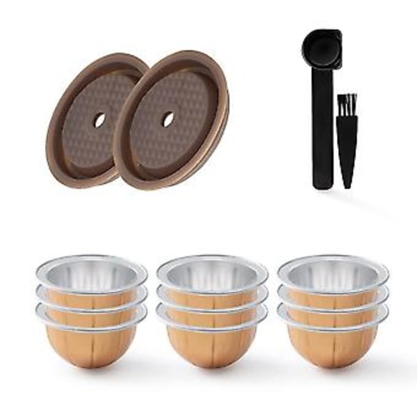 Silikonkapselbrett for gjenfyllbare Nespresso Vertuo-kapsler