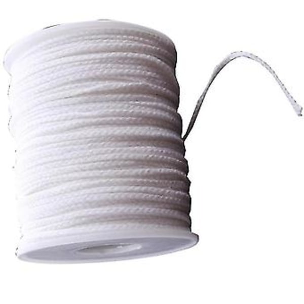 1 Rulle 200 fot/61 meter Vit Ljusveke Bomull Ljus Vävd Veke För Diy Ljustillverkningsmaterial Sm