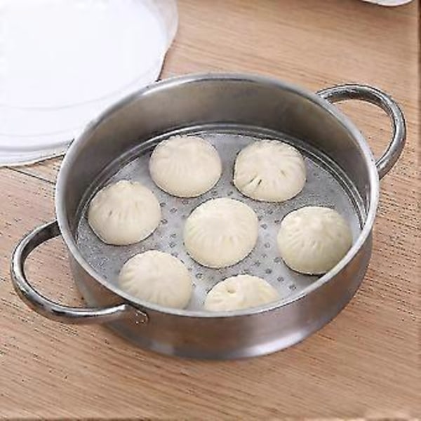 30 stk. Køkken Engangs Non-stick Steamer Bolle Papir Dumplings Pad Madlavningsværktøj