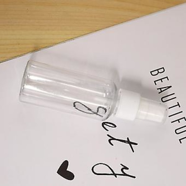30st Transparenta Tomma Flaskor 50ml Mini Behållare Tom Förvaring