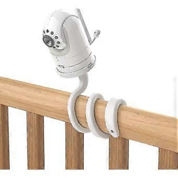 Fleksibel montering til Infant Optics Dxr-8 og Dxr-8 Pro babyalarm, hvid