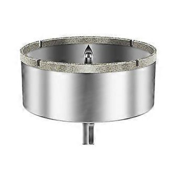 4 tommer diamant hulsave med pilotbor, flisebelagt hulsave med styrebor i midten