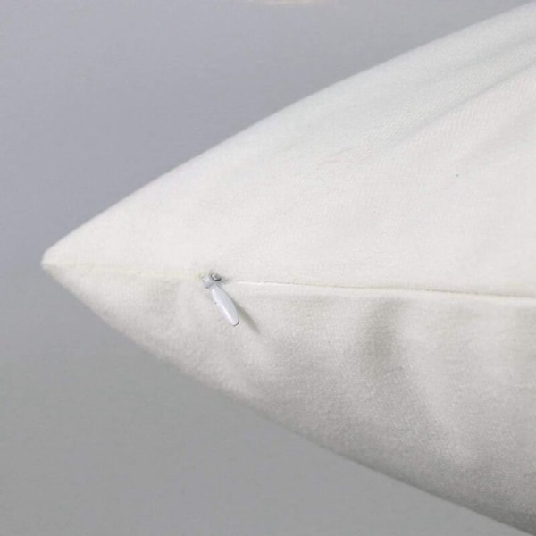 Lendestøtteputetrekk, 2-pakning myke plysj dekorative putetrekk for sofa soverom bil - 12\" x 20\" blå og grå