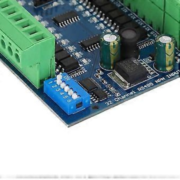 RS485 Input Controller 32 Kanal DIN Skinne Isoleret PLC Switch Mængde Indsamlingskort NPN Modul Lavt Niveau