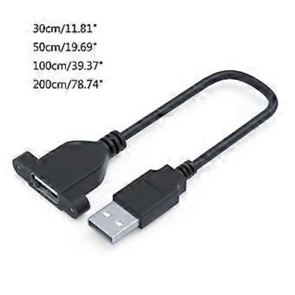 USB 3.0 USB 2.0 Hane Till Hona USB 3.0 Förlängningskabel Datorvärd