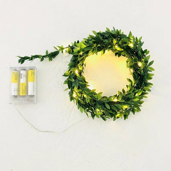 Light Garland -40 LEDs - 4 M, Outdoor Light Garland for Bedroom Christmas Wedding Party Home Garden