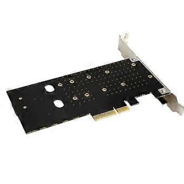 PCIe til M.2 NVMe SSD NGFF Understøtter M-Key/B-Key Dual-Port Adapter Understøtter 30-110m