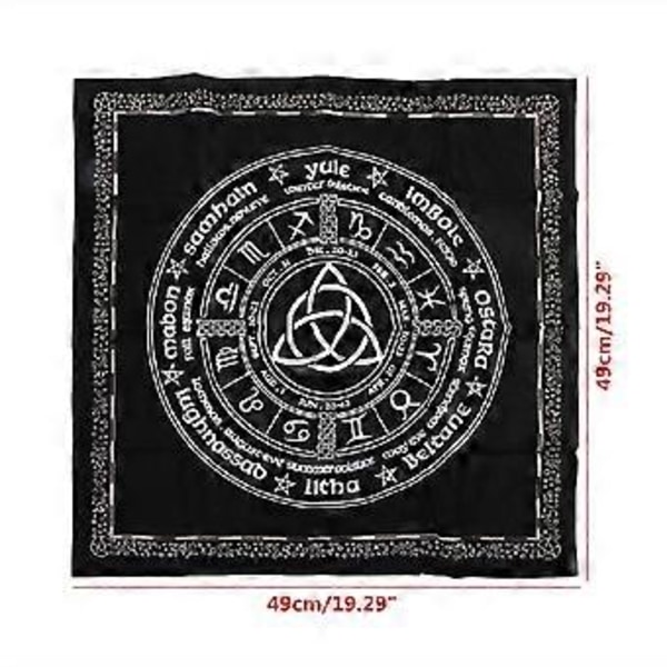 Hekse Pendel Divinasjon Divinasjonsduk Matte Brettspill Tarotkort Pad