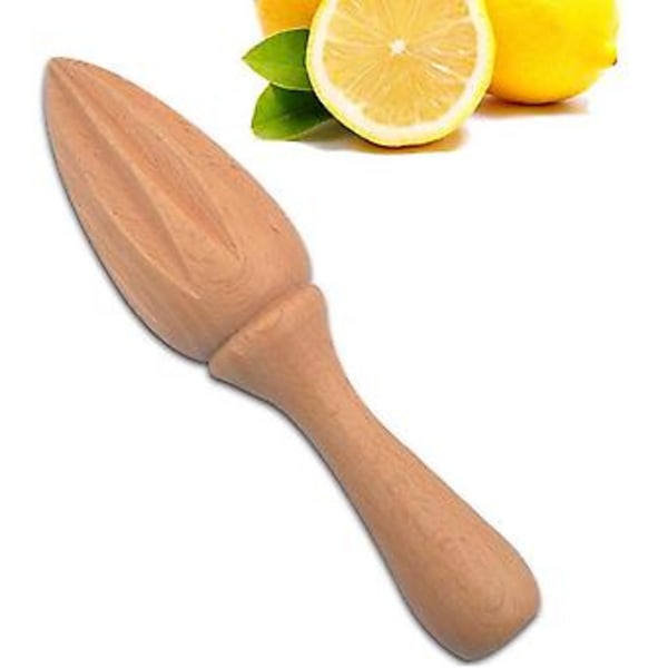 Manuel Citronpresser, citronklemme Hurtig Naturlig Bøgetræ Frugtpresser (h-4)
