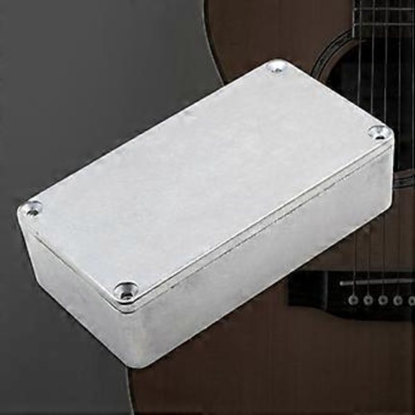 Effektpedal Aluminium Stomps Kapsling Gitarr Instrumentfodral Förvaringshållare