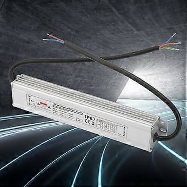 IP67 Vandtæt Aluminiumskabinet LED Strømforsyning Driver Transformer Output 24V 60W 2.5A