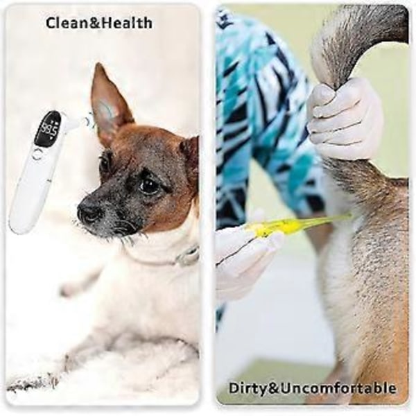 Katte- og Hundeøre Temperaturmåler Kæledyrs Termometer