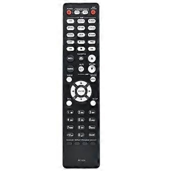 RC-1234 Fjärrkontroll Ersättning Strömförstärkardel för Denon Strömförstärkare PMA-600NE DCD-600NE