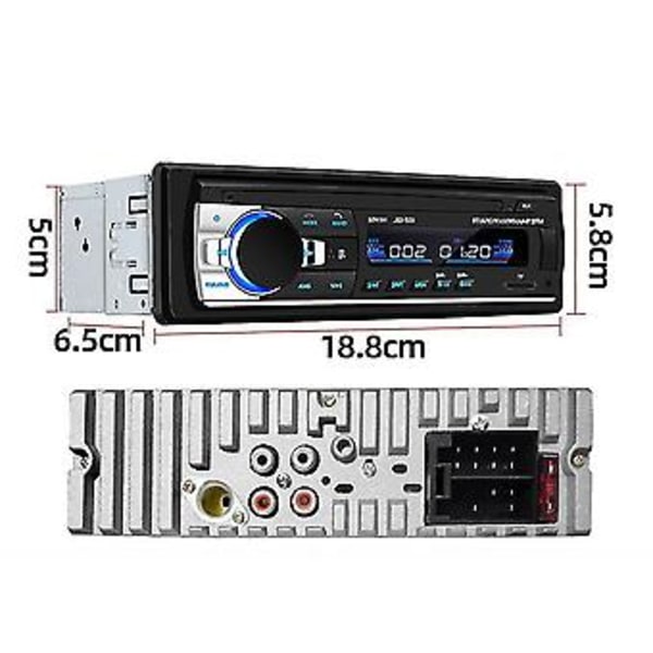 Uusi 12 V:n auton soitin MP3-autosoitin, Bluetooth-MP3-soitin, pistoke-radiosoitin autoon