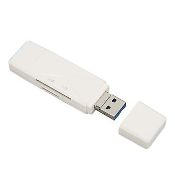 USB Lagerkortlæser, 3 i 1 USB USB Hukommelseskortlæser Lagerkort Hukommelseskortlæser Bygget til Præcision