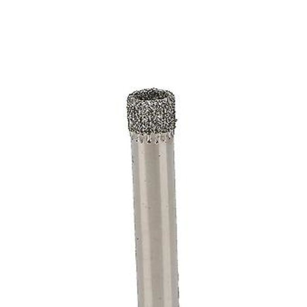 6 mm Diameter Silver Diamantbelagda Borrar Kakel Keramiskt Glas Hålsågar (10-pack)