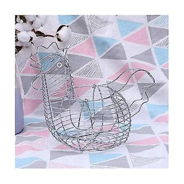 Metallinen lankakori munille, Cken Sd Egg H, Ric pyöreät korit Ing Egg With
