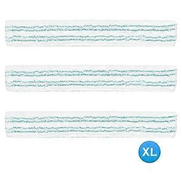 Ersättningsfleece för 3-i-1 fönsterputsare med mikrofiberfleece, för fönsterskrapa och ramar 42 cm 1 ST