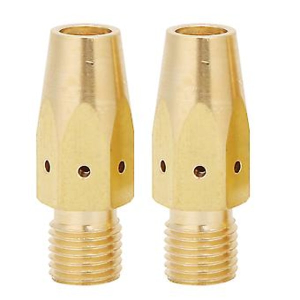 Kontaktspidsadapter til MIG svejsepistol gasdiffuser til Miller M-25/M-40 & Hobart (2 stk)