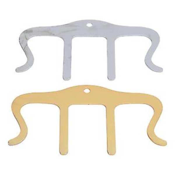 2 stk. Noteklips Holder Metall Vindklips for Piano Noter Keyboard Utendørs Spilling