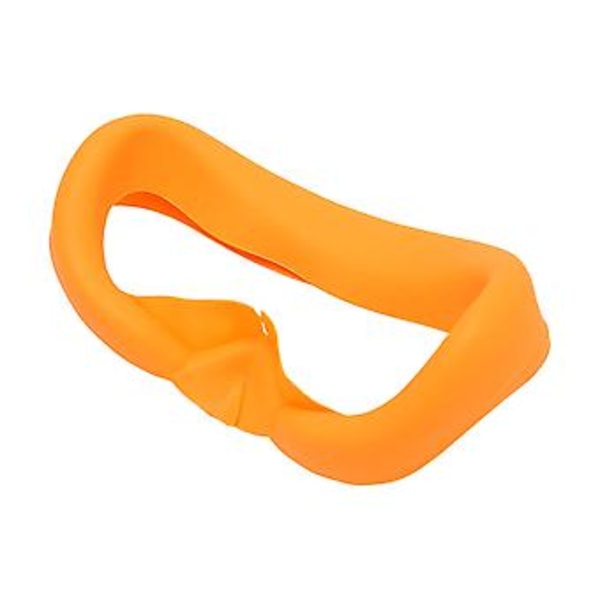 VR Silikone Ansigtsdækning Vandtæt Vaskbar Blød VR Ansigtsmaske Pude til PICO 4 VR Briller Orange