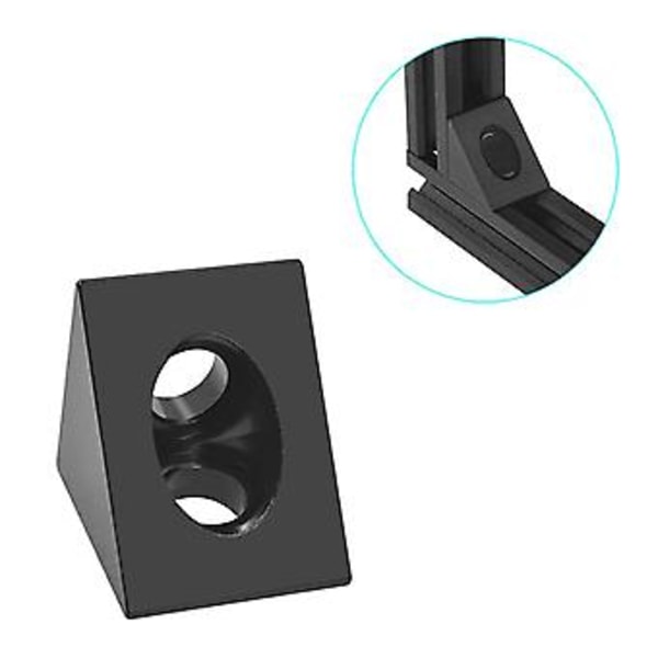 3D Printer Aluminium Blok Terning Hjørneforbindelse Hjul Regulator V-slot 90