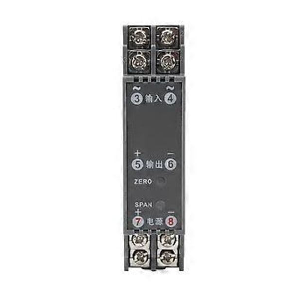 AC Strømtransmitter 1 inn 1 ut Signal Isolasjon Konvertering Strømfordeling Kontrollapparater DC24V 420mA