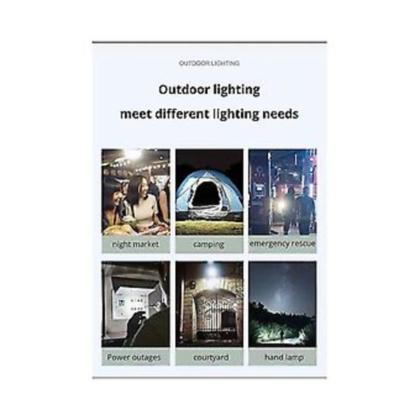 Solar Pære Led Udendørs Cam USB Opladning Søge Gulvlampe