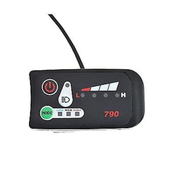 48v Elektrisk Køretøj Elektrisk Cykel Meter LED Display 6 Km Booster Meter 790 Meter